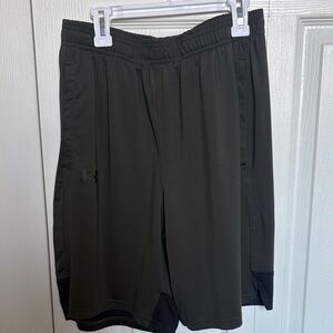 Under Armour Dark Green  Performance Shorts